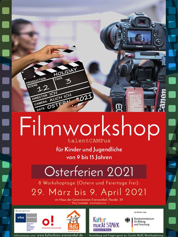 talentCAMPus - GESTERN HEUTE MORGEN
für Kinder und Jugendliche von 9 bis 15 Jahren

