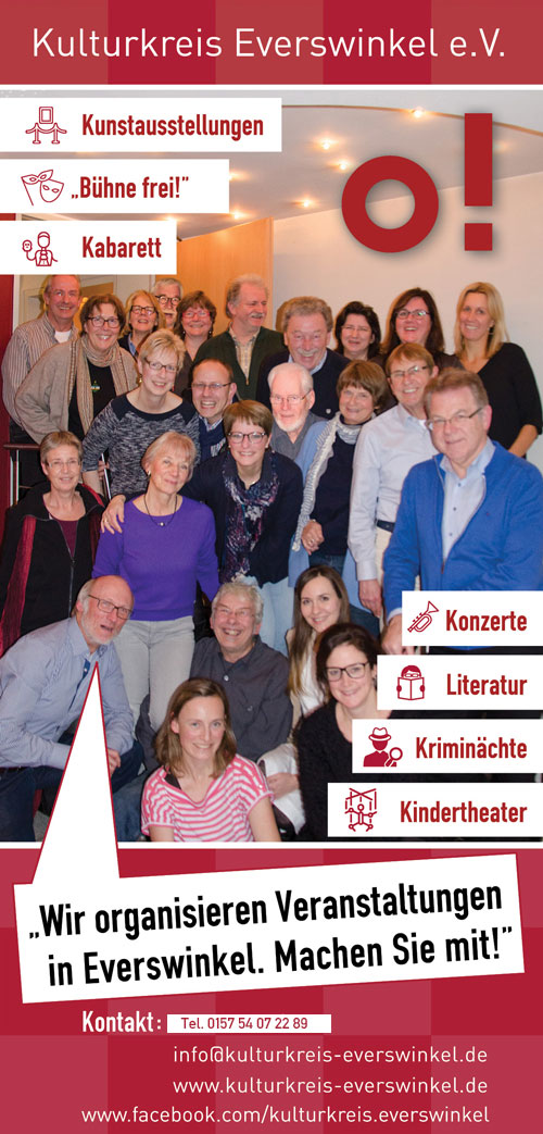 Die Mitglieder des Kulturkreises Everswinkel